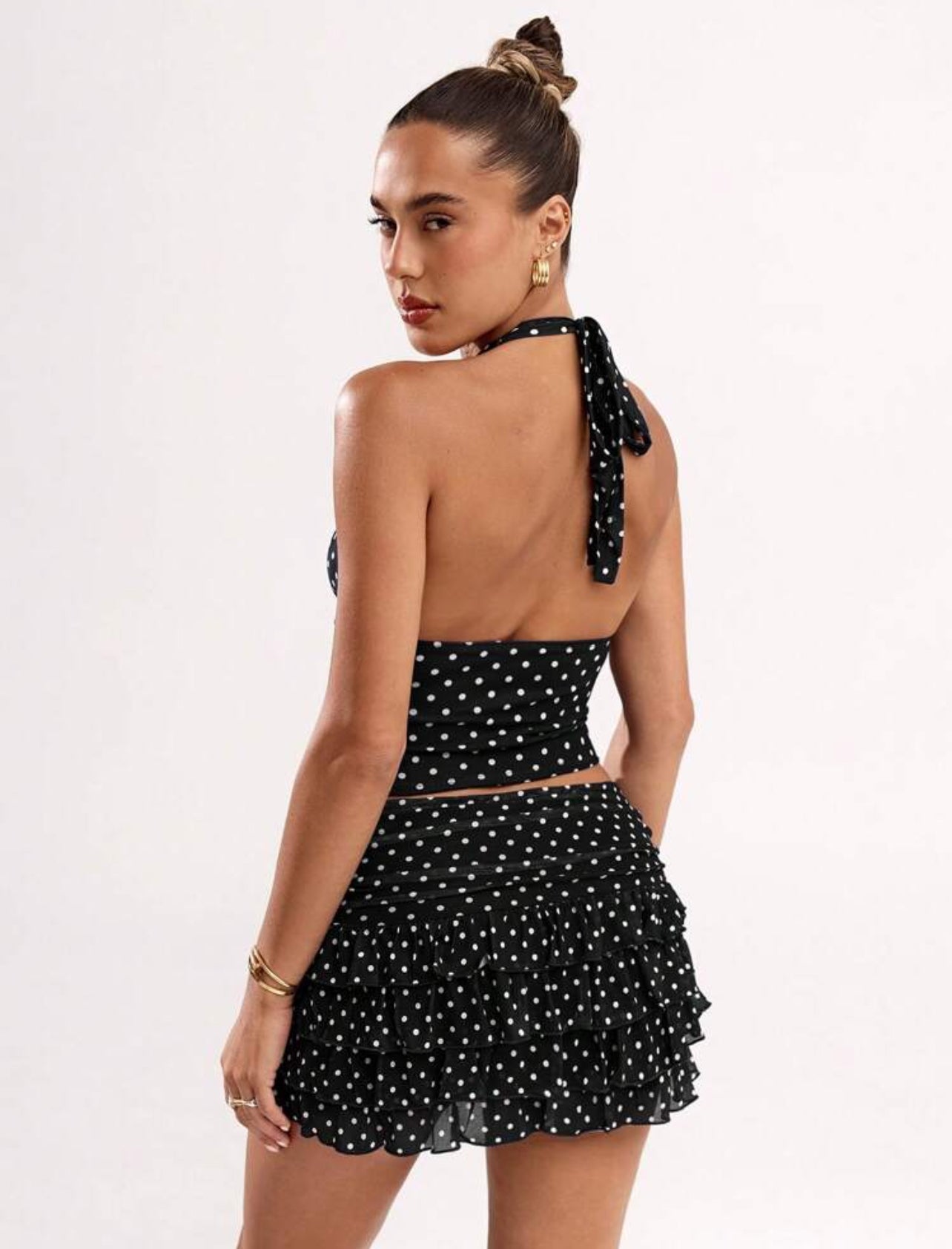 Halter V-Neck Top