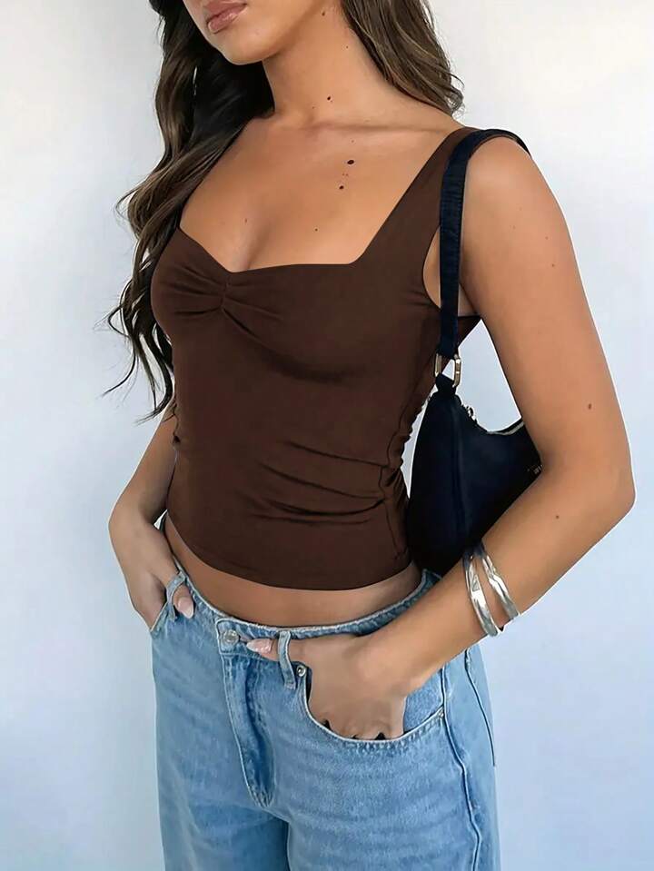 Pleated Tank top
