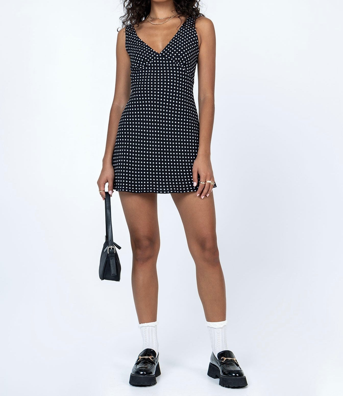 Polka Dot Mini Dress