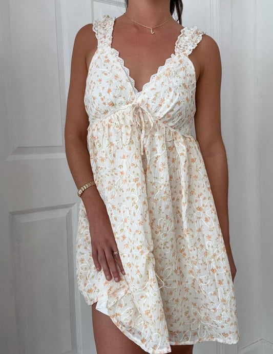 Honey Bloom Mini Dress