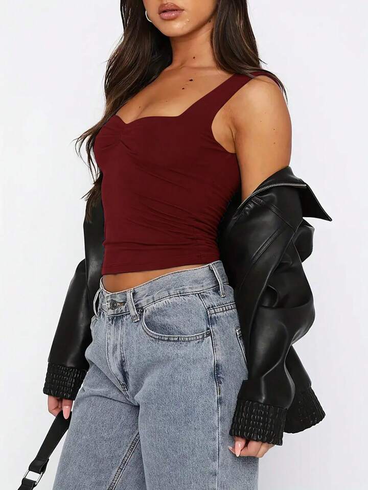 Pleated Tank top