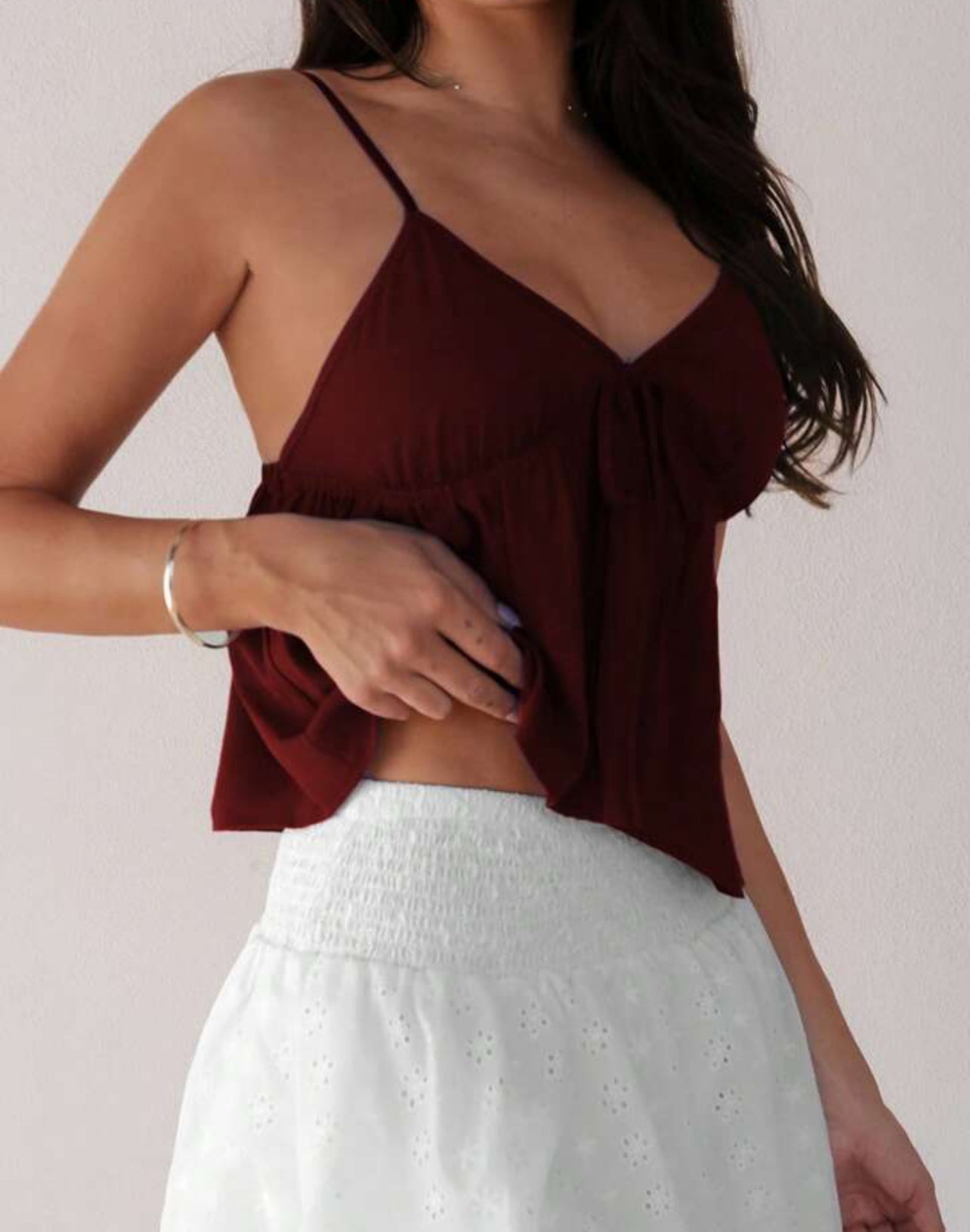 Tie Front Tank Top