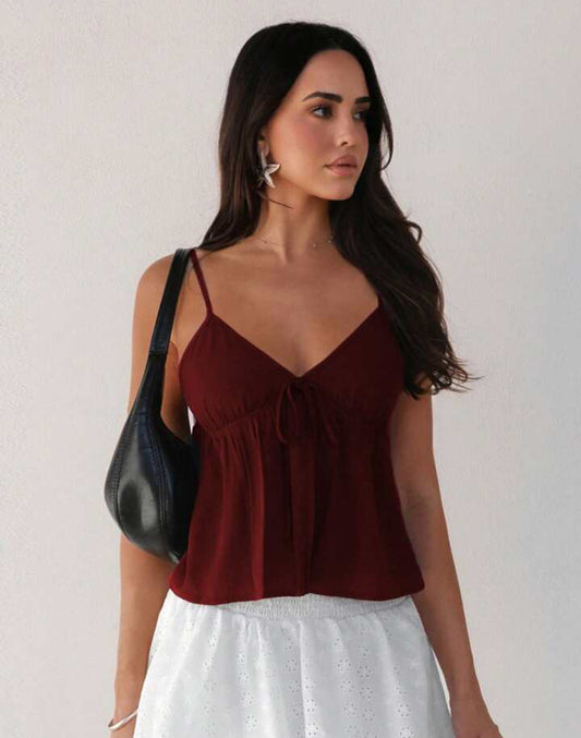 Tie Front Tank Top