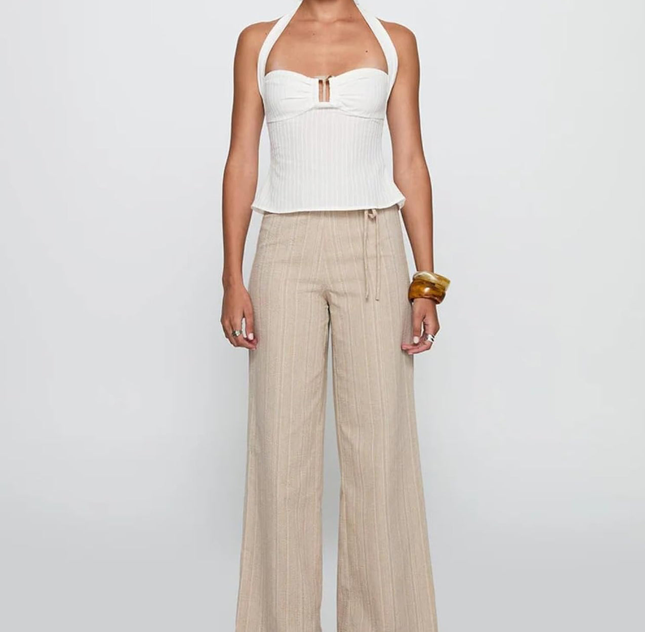 Buckle Halter Top