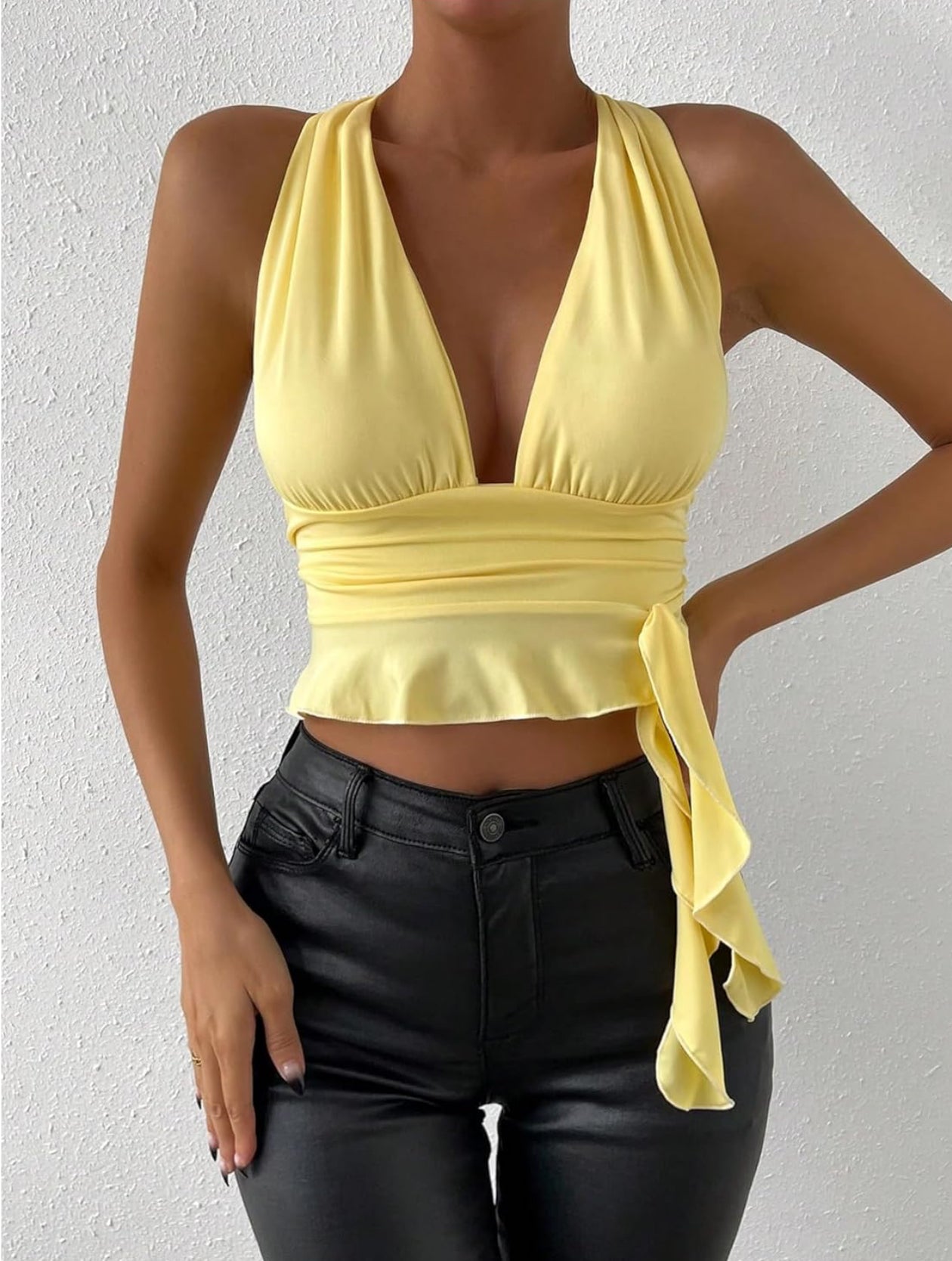 Lemon Drop Halter Top