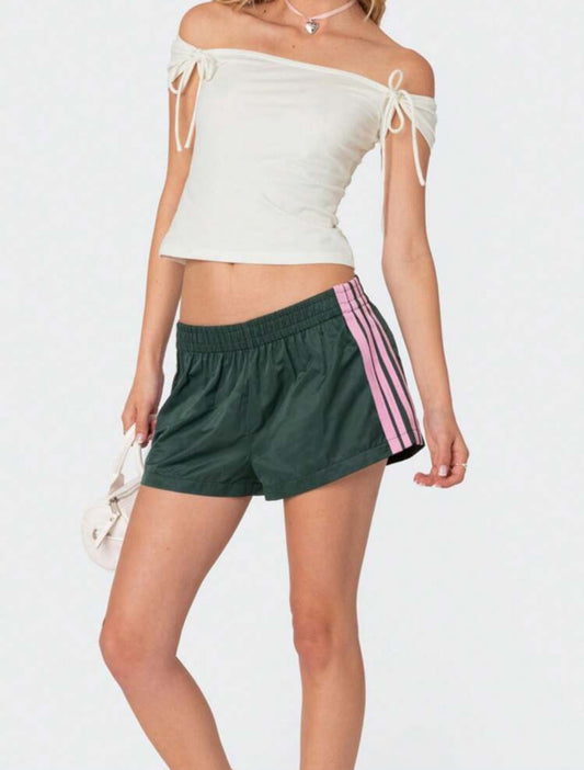 Stripe Mini Shorts