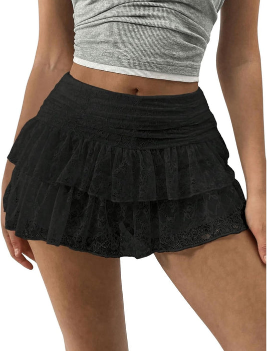 Ruffle Mini Skirt
