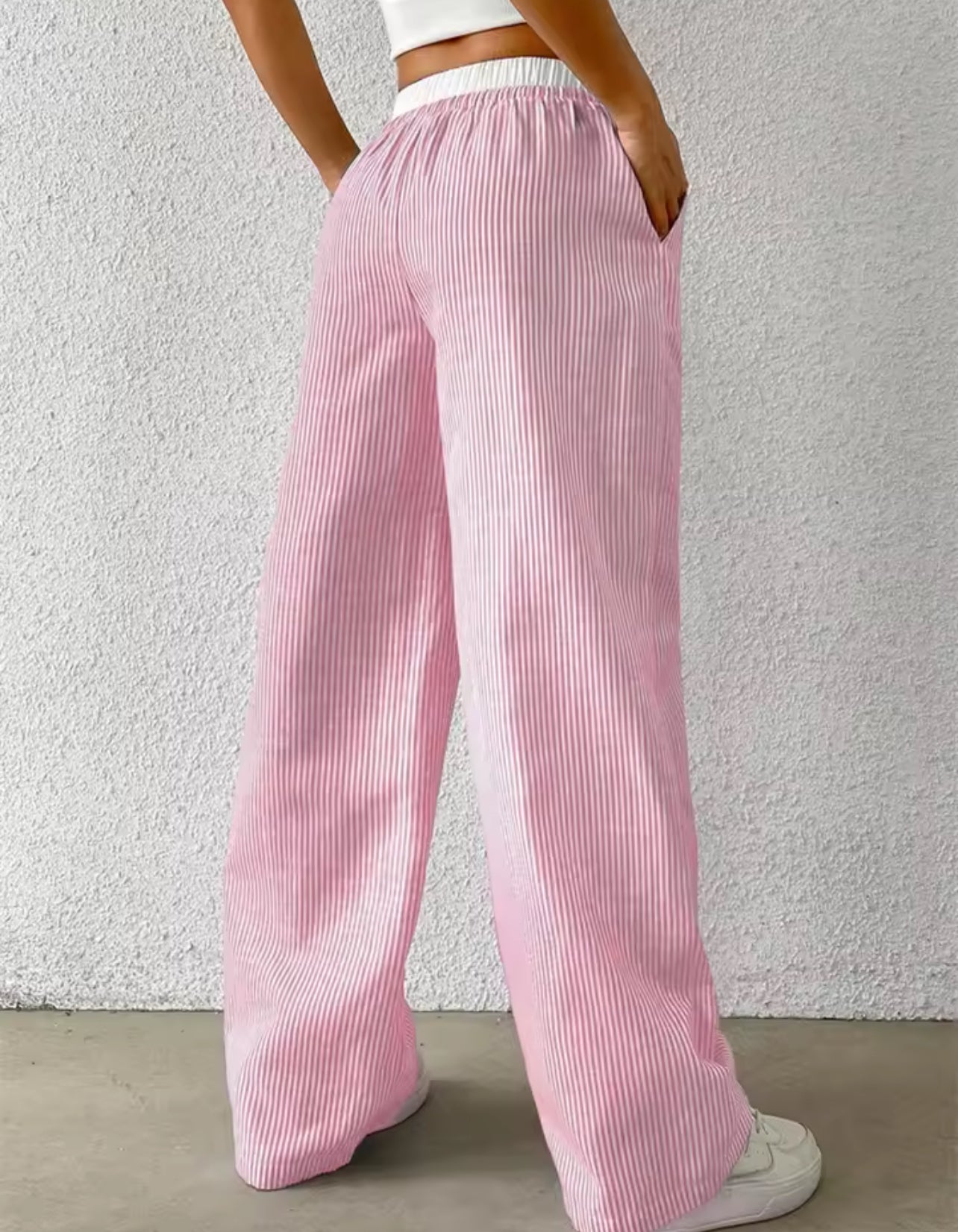 Striped Wide Leg Pants