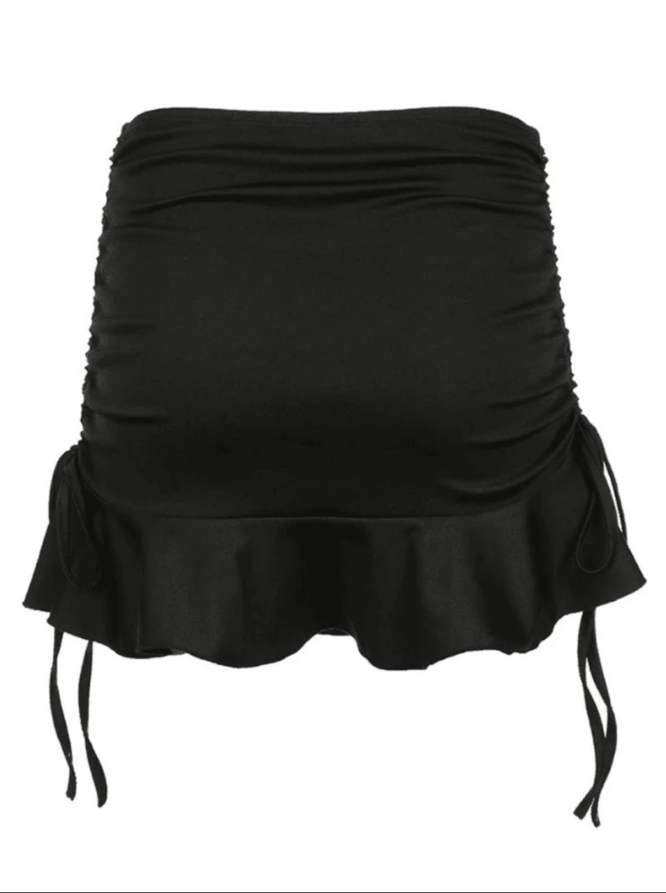 Tie Ruffle Skirt