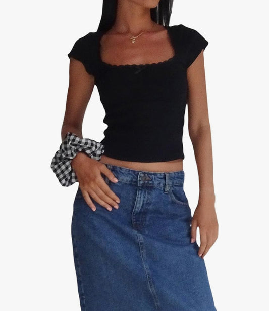 Babydoll Bow Top