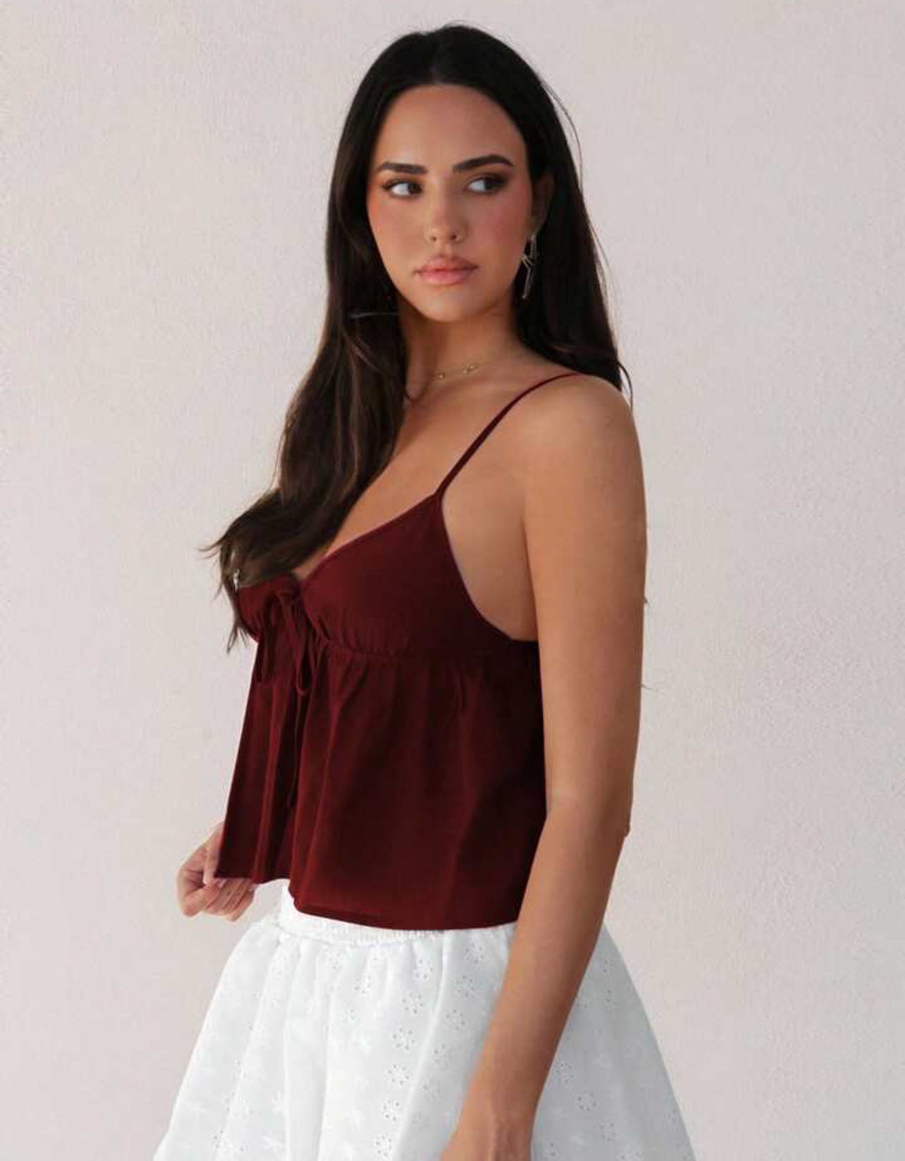Tie Front Tank Top