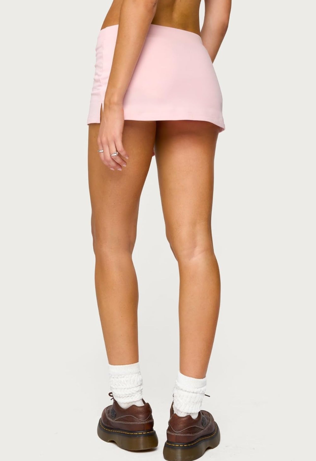 Drawstring Micro Skort