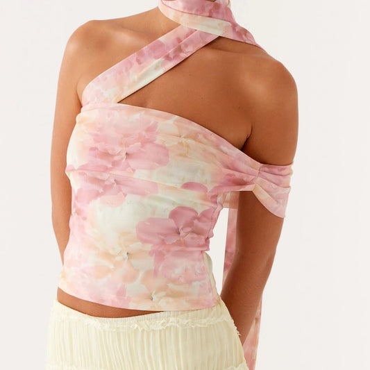 Floral Halter Top